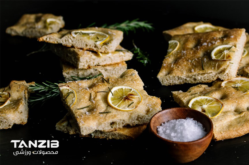 تصویر از نان با لیمو و نمک برای رژیم قلیایی یا آلکالاین چیه