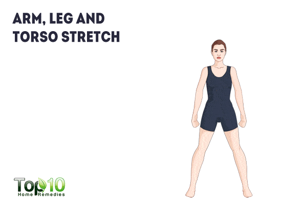 Arm, Leg And Torso Stretch