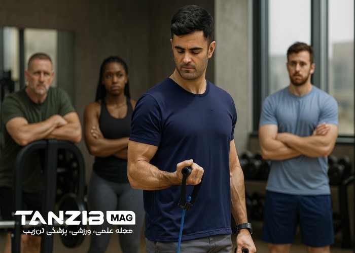 کش ورزشی خانگی برای تمرین قدرتی