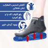 عکسی توضیحی و اینفوگرافی و نمداری از فوائد دمپایی ماساژوری تن زیب با توضیح و گراف