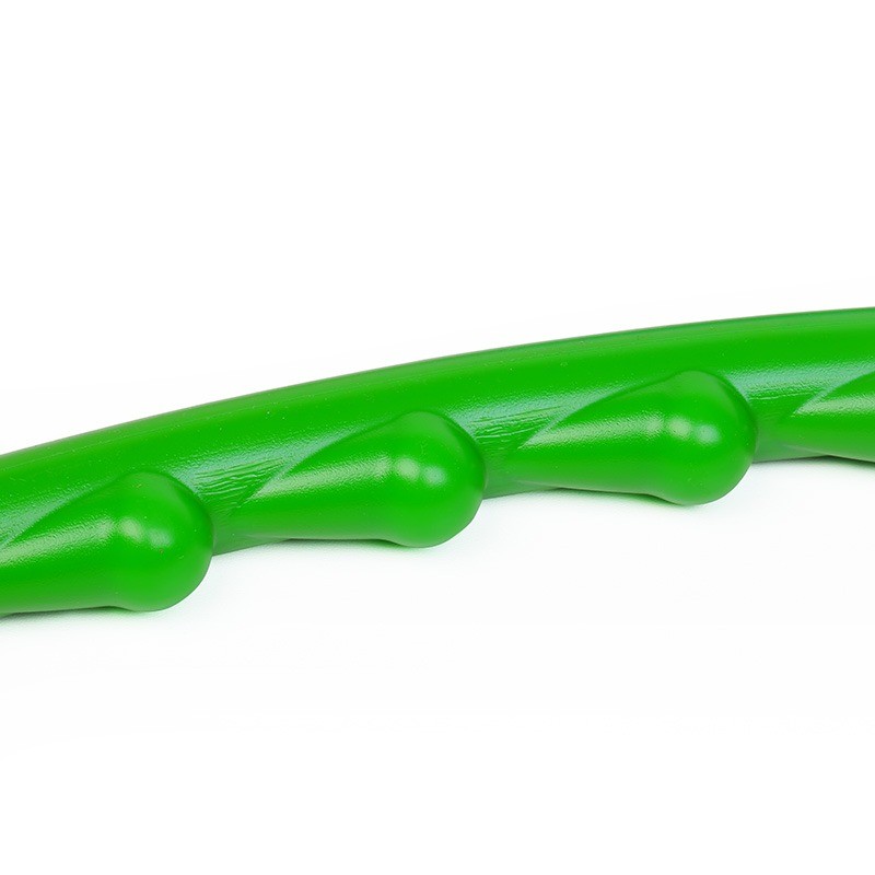 حلقه لاغری هولاهوپ تن زیب معمولی قطعه سبز از نمای نزدیک