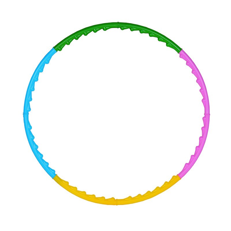 حلقه لاغری هولاهوپ تن زیب معمولی بسته زشده دایره ای از نمای روبرو