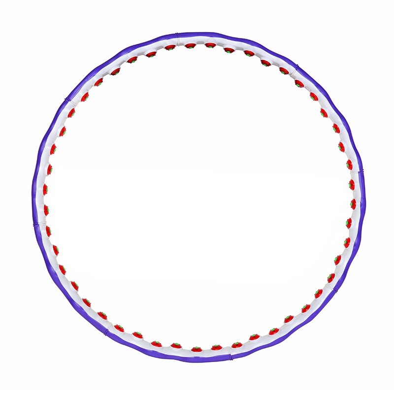 حلقه لاغری هولاهوپ تن زیب مدل جادویی دوبل بسته شده از نمای روبرو