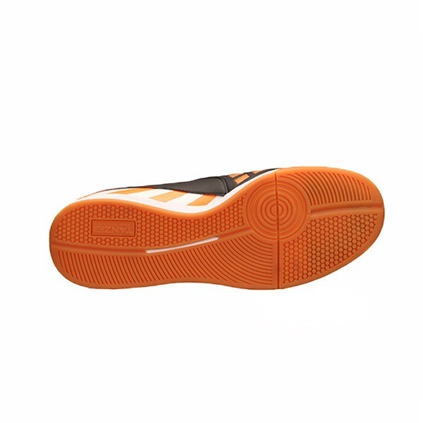 کفش فوتسال سالنی تن زیب کد TID9601 نارنجی از زیر