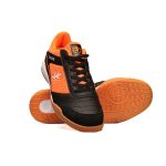 کفش فوتسال سالنی تن زیب کد TID9605 نارنجی از کنار