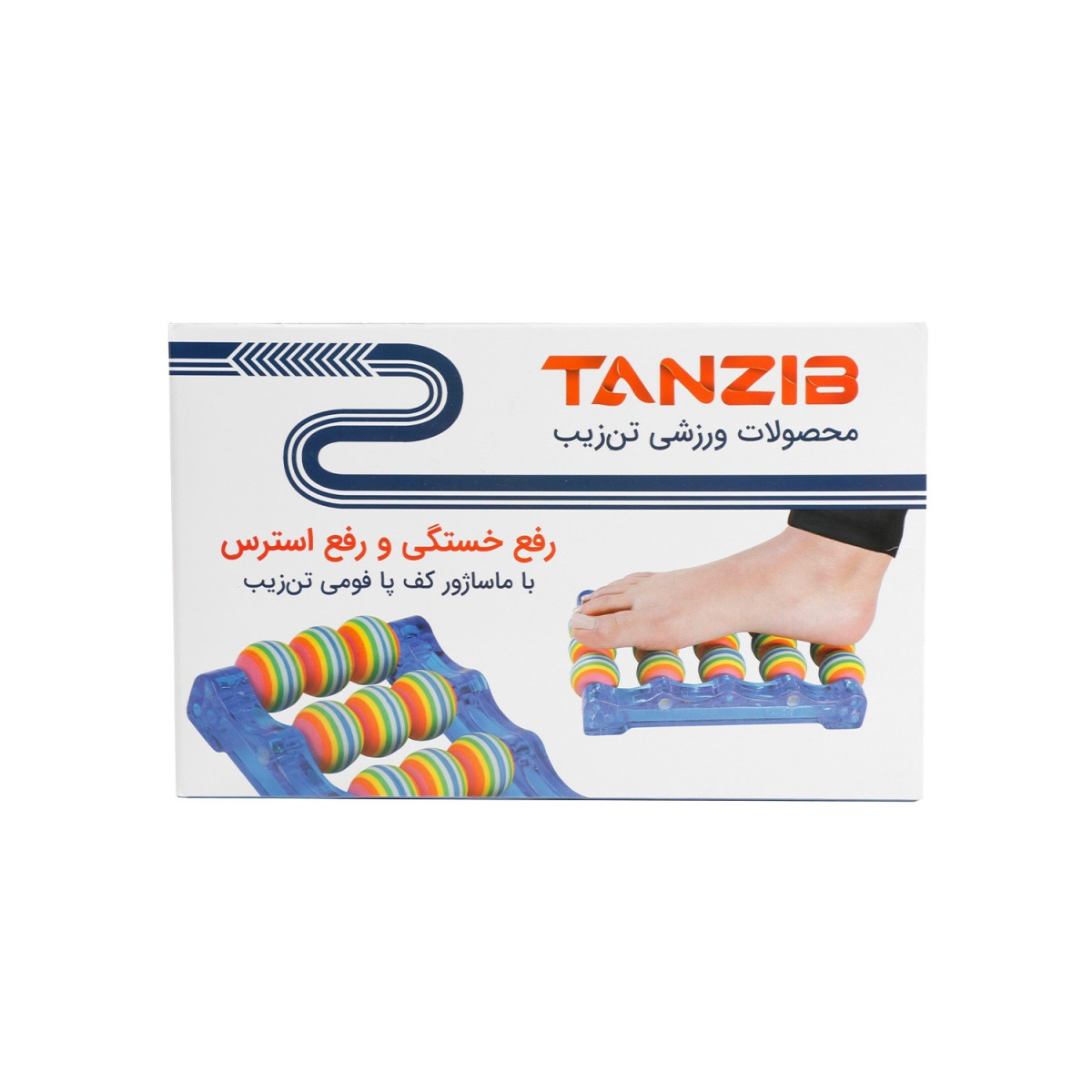 ماساژور کف پای فومی تن زیب در بسته بندی برای pakaging
