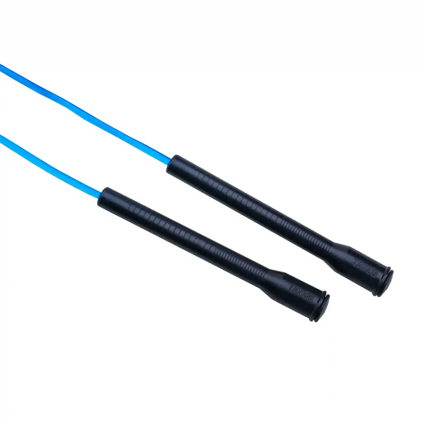 Long-handle-jelly-sports-rope (4) عکس نیمه کامل از طناب دسته بلند رنگ آبی