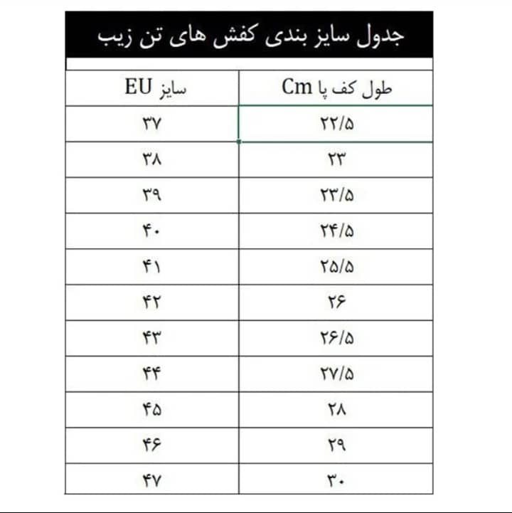 سایز بندی